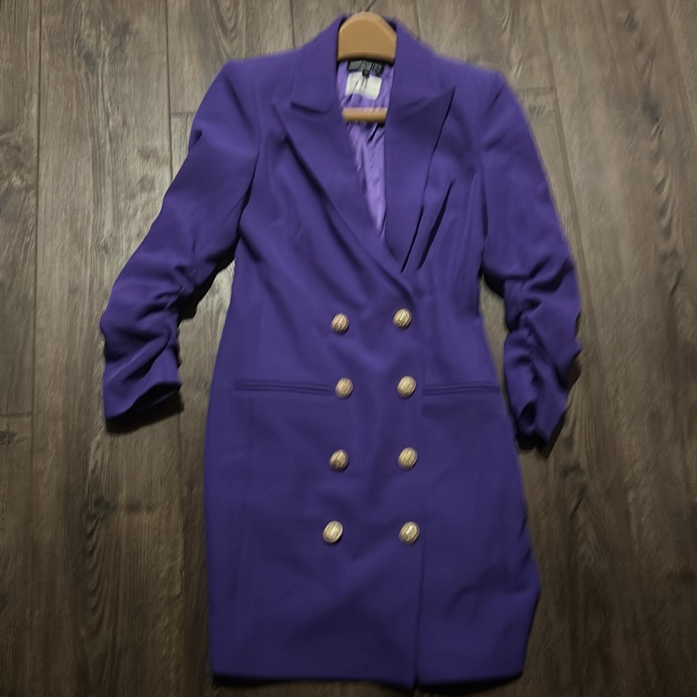 Generation love blazer dress in royal blue. Size xs new without tags